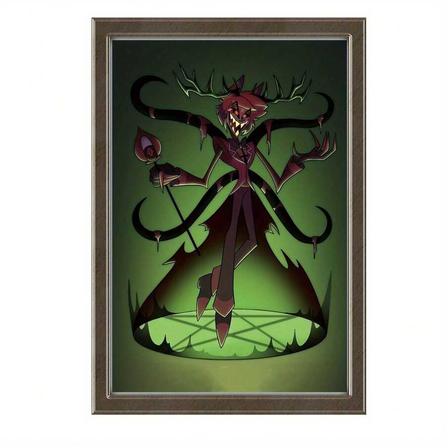 Alastor-1pc Canvas Wall Art Poster, Frameless, Home Decor For Living Room, Study, Bedroom - Durable Artwork For Home Decoration - Multicolor - View 1