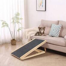 1pc Adjustable Pet Dog Car Ramp Stairs, Wooden Non-Slip Pet Sofa Ramp With Adjustable Height - Multicolor - View 3