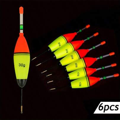 6-Piece EVA Foam Float Spherical Sea Fishing Boat Buoy Carp Catfish Durable Fishing Gear Accessories Anti Entanglement High Buoyancy Design Brackish Water General Fishing Tools