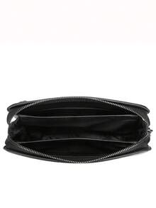 gorchis New Fashion Men's Clutch Bag With Password Lock, Anti-Theft Large Capacity Handbag, Long Wallet, PU Leather, Black, Men's Bag With Multiple Compartments, Business & Casual