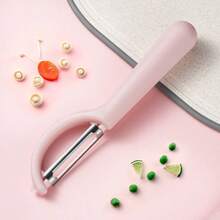 1-Pack Multi-Function Stainless Steel Vegetable Peeler – Comfortable Grip For Effortless Peeling Of Potatoes, Carrots, Cucumbers & More – Includes Built-In Blemish Remover For Flawless Results – Ideal For Home Cooking, Meal Prep & Professional Kitchens-Durable Kitchenware - Multicolor - View 6