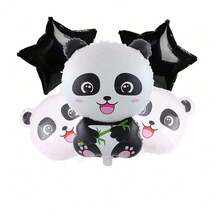 5/7 sztuk balonów foliowych w kształcie pandy, słodkie balony powietrzne w kształcie głowy pandy, odpowiednie na przyjęcie urodzinowe w stylu pandy, dekoracje imprezowe