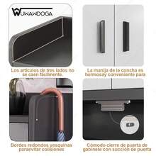 Gabinete de Almacenamiento Moderno Multifuncional Perfecto para la Sala de Estar,Adecuado para Cocina, Sala de Estar y Uso Doméstico - Gris - Ver 5