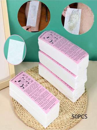 200 piezas Paquete de tiras de cera para depilación, accesorios de depilación, productos y accesorios para el cabello para barbería, salón de belleza, artículos esenciales de viaje, estilo europeo elegante, estilo moderno, fiesta de cumpleaños, elementos de otoño, Día Nacional de Oriente Medio, Halloween