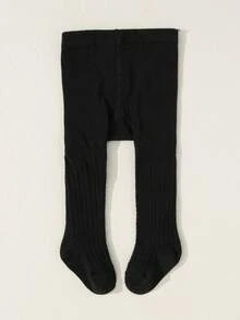 3 条装女婴紧身裤厚针织打底裤长袜连裤袜适合新生儿婴幼儿紧身裤，女婴保暖打底裤适合秋冬季