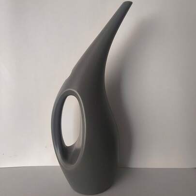 1 pezzo Annaffiatoio in plastica di grande capacità con beccuccio lungo - Con testina di erogazione regolabile, per giardinaggio domestico interno, ideale per innaffiare piante in vaso domestiche, senza bisogno di alimentazione elettrica