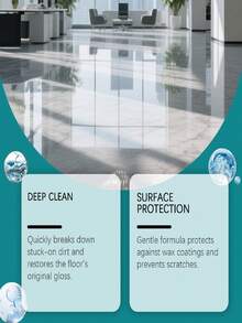 JUE FISH Líquido limpiador de pisos, elimina manchas, limpia y abrillanta los pisos, suministros de limpieza diaria del hogar