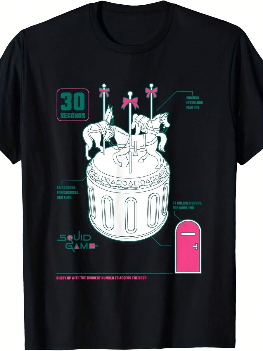 2 Carousel Instructions T-Shirt - Style 17 - View 1