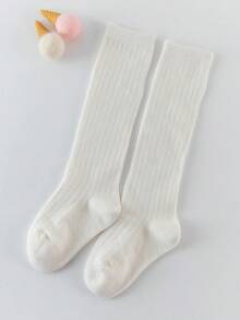 1双儿童抽绳彩色四季舒适透气学生中筒袜