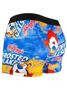 5pcs Men's Hip Hop Style Brief Underwear, Digital Print Boxer Briefs With Spandex, Suitable For Sports, Boxing, Cycling, Cartoon Fashionable Pattern Breathable Comfortable Stretchy Trunks - Multicolor - View 2