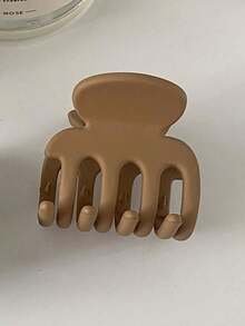 SGIAWETA-4pcs/1pc Medium Women's Black, White, Brown, Khaki 5cm/1.97in Square Lightweight Plastic Hair Claws, Fashion Versatile, Elegant, Minimalist Solid Color Hair Accessories Daily, Casual, Party, Commute, Travel, Care, Makeup, Outfit Matching Y2k Summer Claw Clips Hair Clips Hair Jaw Clip Hair Clamps Hair Clutch Hair Catcher Clip, School Stuff, College Fall Winter Vacation Outfits Woman-Birthdaygift - 多色 8 - 查看 6