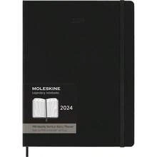 12M Pro Weekly Vertical  Black Hard Cover