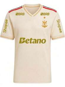 Mega New Flamengo Beige Shirt 2025 Mega - Beis - Ver 2