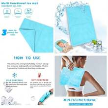 Almohadilla De Enfriamiento Para Almohada, Almohadilla De Enfriamiento Para Lesiones, Perfecta Para Sudores Nocturnos, Migraas, Fiebre, Sofocos, Se Coloca Sobre La Almohada, ReutilizableVer - verde - Ver 1