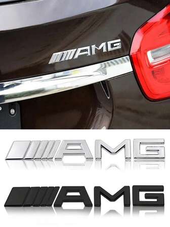 3D Small Car Console Fob Sticker Logo AMG Emblem Badge For Mercedes Benz A B C E S GLA CLA GLC GLE AMG Interior Accessories