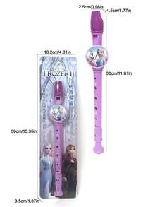 Disney 冰雪公主仿真长笛玩具，儿童益智塑料长笛乐器游戏套装促销玩具，流行款式益智趣味儿童乐器玩具塑料长笛。 - 彩色 - 查看 10