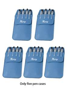 1pc Personalized Dual-Layer Pencil Case, Customized Large Capacity Pencil Box, Personalized Pencil Bag, Cute Pencil Pouch, Teacher's Day Gift, Teacher Gift, Simple Stationery Pencil Box, School Supplies, Back To School - Pencil Case With Slot - View 16