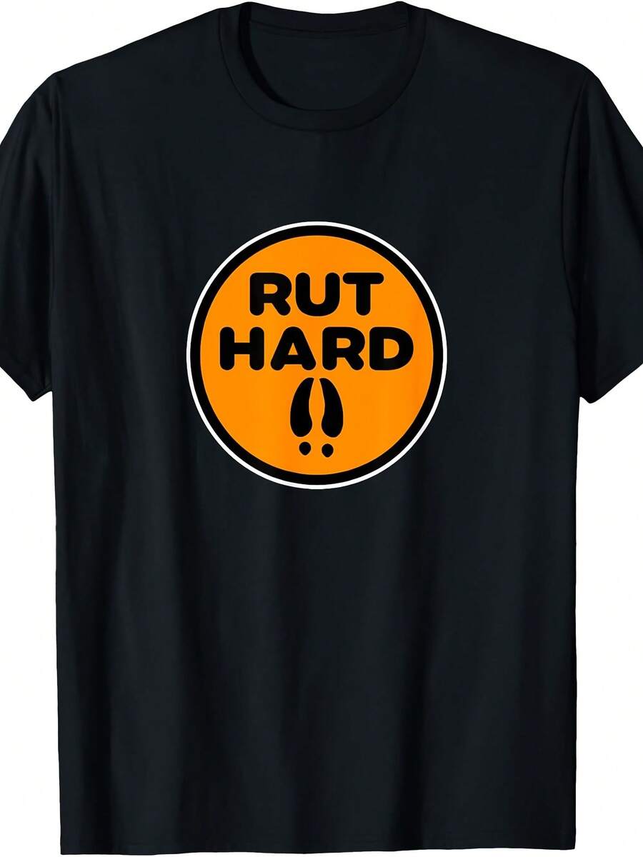 Rut Hard Wo's 's Funny Deer Hunting T-Shirt - Style 7 - View 1