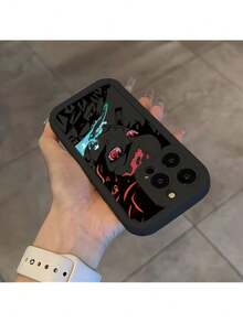 Étui de téléphone cool Anime Slayers compatible avec iPhone 16 15 14 13 12 11 Pro Max Mini XR XS X 7 8 Plus, coque arrière en TPU souple pour une protection contre les chutes. - Noir - Voir 6