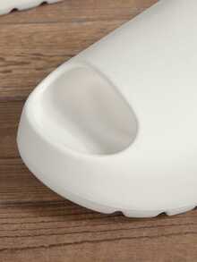 Girl's Fashion Cloud Design Slippers, Non-Slip Quick-Dry Soft Lightweight Shower Shoes, Teens' Versatile Thick-Sole Open-Toe Indoor/Outdoor Slides