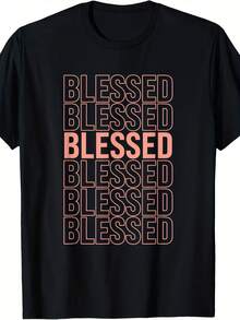 Peach  Peach Color Graphic T-Shirt - 款式22 - 查看 1