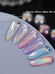 10ml Christmas Nails New Style Flash Cherry Blossom Rainbow Cat Eye Gel Nail Polish 2025 Popular Romantic Shining Whitening Rainbow Crystal Cat Eye Nail Art Nail Supplies For Women Gift - Multicolor - View 2