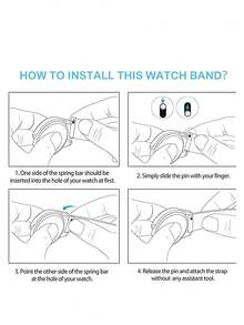 20/22mm 通用花卉图案智能手表表带，兼容三星、佳明、荣耀智能手表 - 硅胶表面花纹表带，适用于 GT2/GT3、Watch 3/Galaxy - 白色 - 查看 6