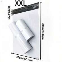 10pcs White Express Bags, Mailing Pouches - Suitable For Clothing, Personal Item Storage, Logistics, Mailing, Portable Packaging Bags, Multi-Purpose Bags, Holiday Gift Bags