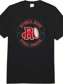 Rydell High, Rydell Forever - Camiseta de peso pesado para adultos con estilo retro de los años 50 - Estilo 8 - Ver 1