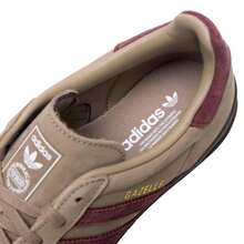 Adidas Originals GAZELLE INDOOR 男款女款休閒鞋 避震回彈輕量滑板鞋 經典復古運動鞋 JQ8387 - 影跡卡其棕色/狐狸棕色/白色 - 查看 6