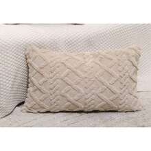 1pc Handmade Style Doorstop Cover (Pillow Insert Not Included) - Khaki - View 7