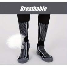 1 双滑雪袜，男女户外长筒袜，加厚保暖毛巾底运动袜，多色可选，秋冬