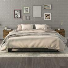 Nachttische 2 Stk. Räuchereiche 40x35x47,5 cm-XY576233