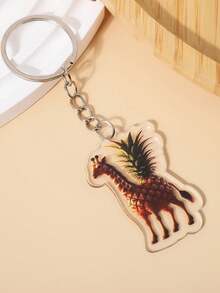 Abstrakte Holzstabfigur & Großer Fuß Acryl Schlüsselanhänger, kreative Schlüsselanhänger Weihnachtsgeschenk Tasche Anhänger Auto Zubehör Lehrer Freund Schwester Geschenkideen