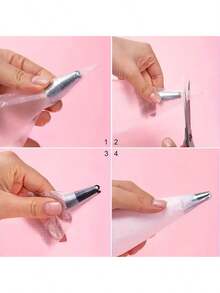 50 szt./zestaw jednorazowych rękawów cukierniczych, idealnych do dekorowania ciast – idealne do lukrowania, polewania i ciasteczek – niezbędne narzędzia do pieczenia i akcesoria kuchenne na powrót do szkoły, Boże Narodzenie, Halloween, Nowy Rok, wesele, przyjęcie urodzinowe, motyw przewodni, artykuły do pieczenia – losowe