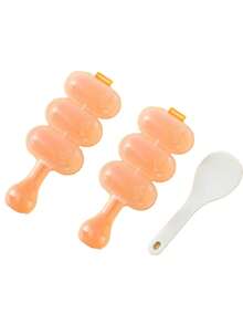 1 件可爱卡通猫形饭团制作器奶昔，配 1 件小饭勺，饭团摇晃器，球形饭团模具，饭团模具，儿童寿司制作器午餐便当，家庭厨房午餐小工具 - 彩色 - 查看 17