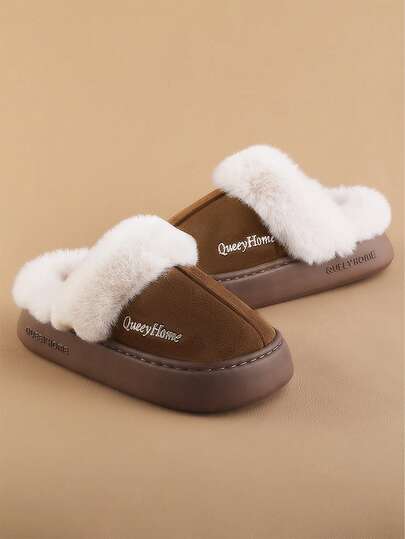 Pantofole da uomo calde per interni, confortevoli, leggere, antiscivolo, con suola spessa, chiuse, adatte per l'autunno/inverno