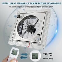 A 12V RV Fan With Remote Control - ホワイト - チェックする 9