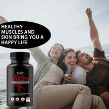 Suplemento diario de vitalidad para hombres y mujeres con clorhidrato de L-ornitina, glutamina y calostro en polvo - 120 cápsulas - 1 botella - Ver 3