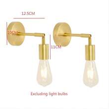 2pcs Modern Matte Black Or Gold Country Style Wall Sconces With Fabric Shades, Suitable For Bedroom, Bathroom, Vanity, Living Room, Mirror, Hallway And Kitchen - Two Wall Lamps - View 13