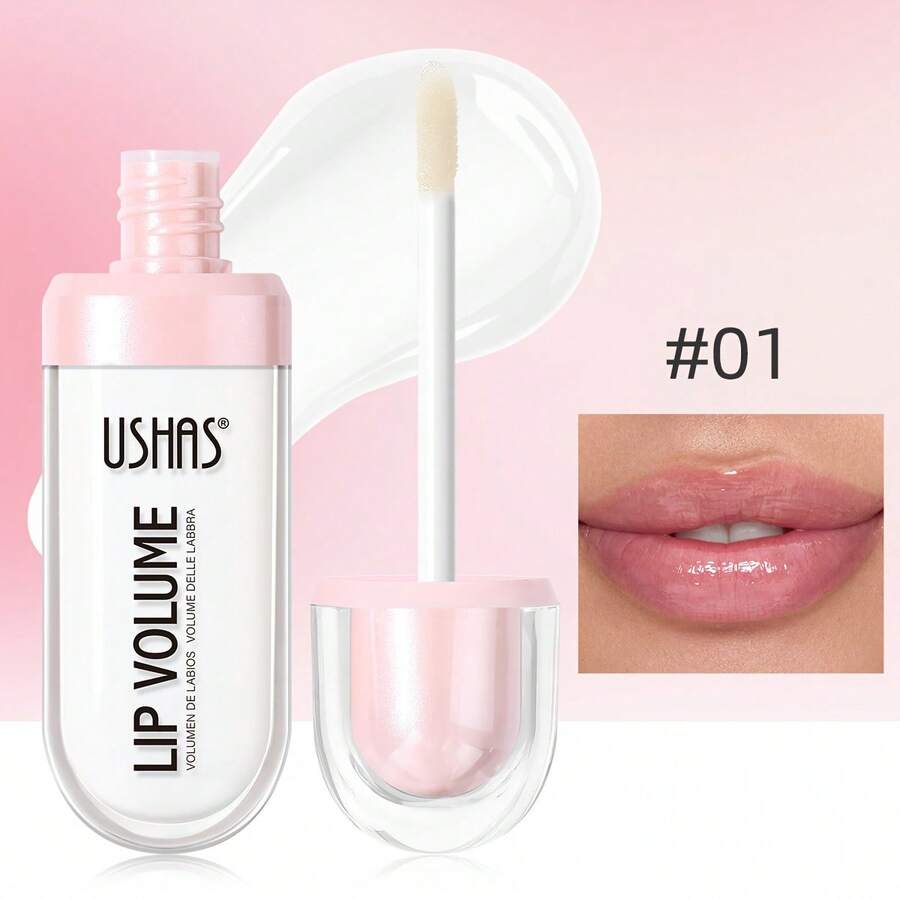 Moisturizing Lip Gloss, Hydrating And Plump Lip Glaze, Mirror-Like Moisturizing Without Stickiness, Available In 2 Colors, Long-Lasting Moisturizing For Nude Makeup - #01 - View 1