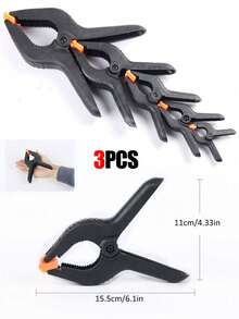 12个塑料弹簧夹，小型重型夹子，多用途弹簧夹，适用于工艺品、背景架、木工、摄影工作室 - 强力夹持塑料夹，适用于木工、摄影背景和工艺品，男士工具 - 多功能夾子 - 查看 21