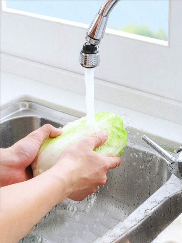 Extended Faucet, Water Outlet, Splash Proof Faucet, Water Saver, Kitchen Household Extended Shower Spray Extender, Filter