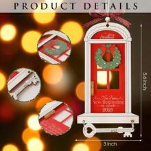 DNew Home Ornament 2025 Our First Home Ornament New House 1st Christmas 2 Layers Ornaments First Christmas In Our New Home 2025 Housewarming Gifts Xmas Tree Hanging Newlywed Ornaments - ChainKlDoorOrnament - View 3
