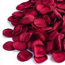 1000 pétalos de rosa artificiales, disponibles en 4 colores: rojo/blanco/azul/rosa, adecuados para bodas, regalos del Día de San Valentín, decoración de celebraciones, decoración del hogar, decoración de otoño - Multicolor - Ver 2
