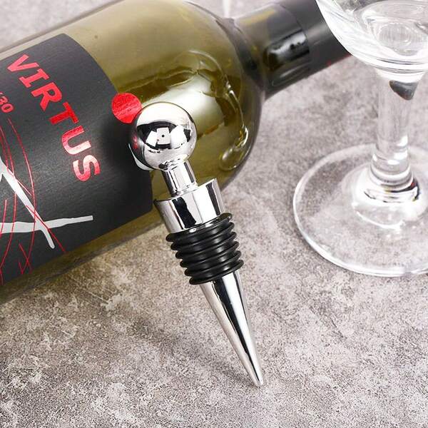 Zinc Alloy Round Head Wine Cork Sealing Wine Cork Conical Wine Cork