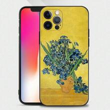 Custodia per telefono con dipinto "Notte stellata" di Van Gogh, compatibile con 16, 15, 14, 13, 12, 11 Pro Max, XS, X, XR, 7, 8, SE, e compatibile con Samsung Galaxy S17, S17 Pro, S17 Pro Max - a4 - Visualizzare 2