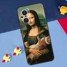 Leonardo da Vinci Mona Lisa Art Covercompatible with OPPO Reno 14 13 12 11 10 Pro 8T 11F 12F 13F 14F 7 8 Lite OPPO Find X8 X6 X5 Pro Case,Covercompatible with  17 Hülle, 17 pro Hülle, 17 promax Hülle