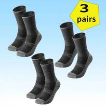 3prs/Set Sports Socks, Cushioned Running Socks, Breathable Ankle Socks For Outdoor Sports (Multiple Colors Available)
