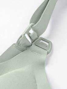 1pc Maternity Nursing Bra, Breathable Postpartum Breastfeeding Bra, Comfortable Seamless Wirefree Bra - Grey - View 6